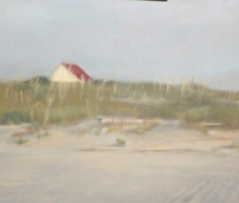 Fort Morgan Alabama oil painting by June Hankins